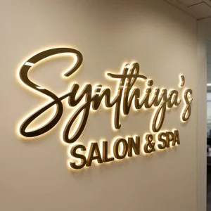 High quality Custom Led Logo Sign Metal Backlit Signs Personalized logo Sign 3D Design Custom Logo