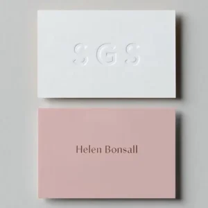 High quality Custom designed Personalized and Unique Artistic Paper Business Cards with Embossing and Offset Printing