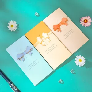Holiday Gift Card Thank You Blessing Small Birthday Greeting Card DIY Valentine’s Day Creative Gratitude Customization Paper