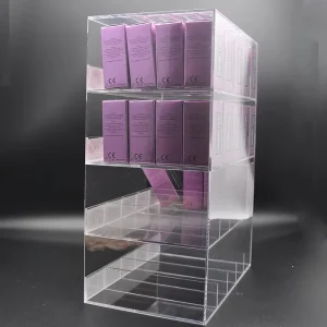 Hollywood Counter Makeup Display Stand Acrylic Contacts Display Stand Acrylic Jewelry Storage