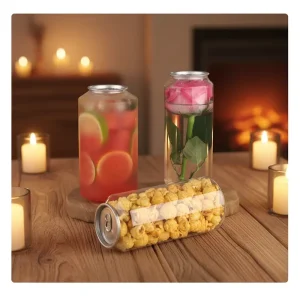Home & Garden Disposable PET Pet Can Bottles with Screen Printing Various Capacities 250ml 900ml OEM ODM Accepted Made China