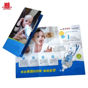 Hot Selling Custom Folded Booklet 157 200 250gsm Cardboard Art Flyers Pamphlet Personal Design Book Printing Film Lamination