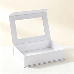 Hot-Selling Recommended Daily Necessities Packaging Box White Cardboard Window Design Premium Gift Box Customization