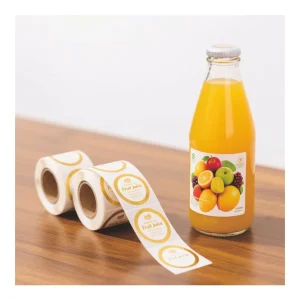Hot Stamping Business Product Packaging Label Stickers