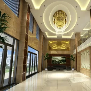 Hotel Public Area Guest Room 3D Rendered Scheme Custom 3D Visual Rendering for Hotel Decoration