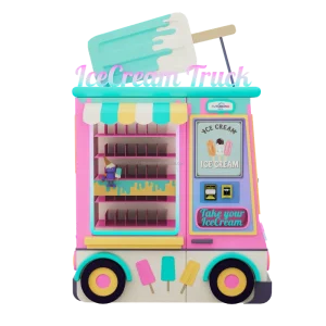 Ice Cream Vending Machine Frosty Pop Robot Polar Treats Vending Station Sub Zero Ice Cream Machine 300 600 Capacity 21.5″