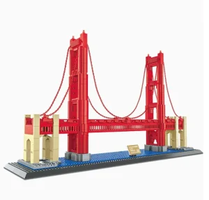 Iconic Art Nouveau Building Display Pieces for Museums Modernist Architecture Architecture Bricks for Gift Shops