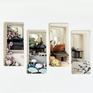 Illustrated Diary Notebook with Thick 3D Sculptural Cover
