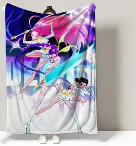 Illustration Fleece Throw Blanket, Double-Sided Flannel
