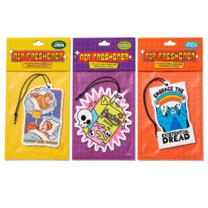 In Bulk Custom Cartoon Cute Scent Card Fragrance Strong New Car Scent Vanilla Hanging Odor Eliminator Oil Car air Freshener Kit