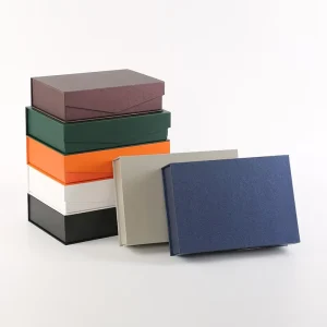 In-Stock Magnetic Suction Gift Box with Custom Different Shape Gold Foil Recycled Materials for Cosmetics & Souvenirs