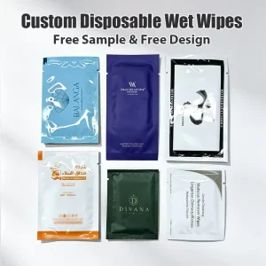 Individually Wrapped Single-Piece Non-Woven Cleaning Wet Wipes