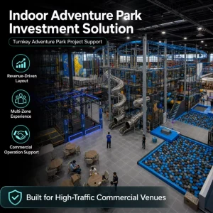 Indoor Adventure Park Equipment Climbing Frames Slides Ball Pool FEC Play Center Net Tunnel Soft Landing Zone CE ASTM EN1176