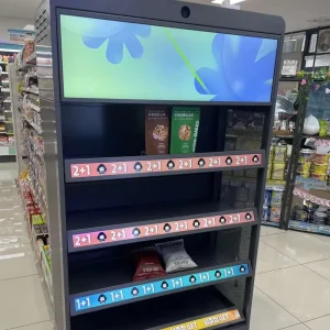 Indoor Android Stretched-Bar LCD Display for Store Shelves, 16.4 to 47.1 Inch