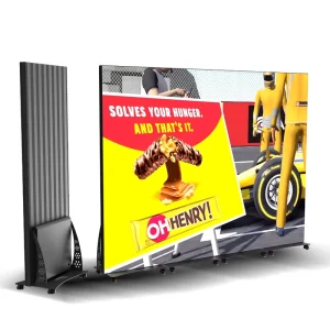 Indoor Floor Standing Led Mirror Screen Digital Signage Display Led Poster Mall Led Screen Shopping Center Advertising Display