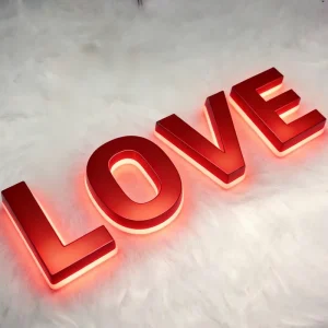 Indoor Outdoor Dual use 3D Advertising Signs Store Storefront Signs Commercial Letters Illuminated Wall Mounted IP65