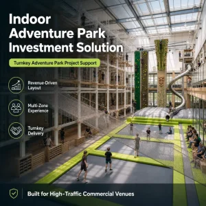 Indoor Rope Course Equipment Climbing Tower Slide Soft Play Sports Park Net Walkway Landing Zone Shopping Mall Adventure