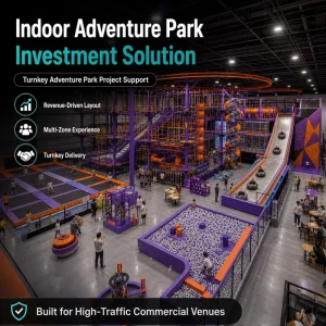 Indoor Sports Park Trampoline Climbing Tower Ball Pit Slide FEC Entertainment Soft Landing Zone Net Bridge Mall CE TUV ISO