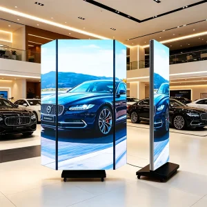 Indoor Video LED Display Poster Mirror LED Screen Full Color P2.5 P1.9 Ultra Clear Promotional Poster LED Screen