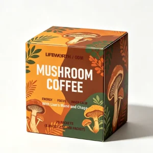 Instant Mushroom Coffee Powder OEM ODM Private Label Functional Coffee Blend
