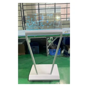 Interactive 30-Inch Transparent Touch Screen Digital Poster High Clarity for Indoor Elevator OEM Retailer Education