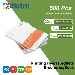 Interactive Brochure Printing with Gloss Laminate Custom Logo Perfect Binding Soft Cover Coated Paper for Tech Demos