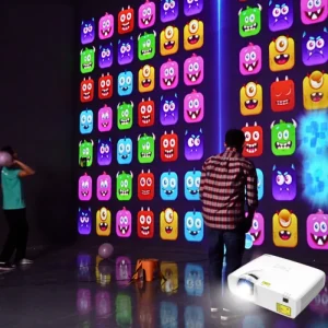 Interactive Projection System Interactive Wall Laser Pointer Laser Flashlight Games for Kids Indoor Playground and Museum