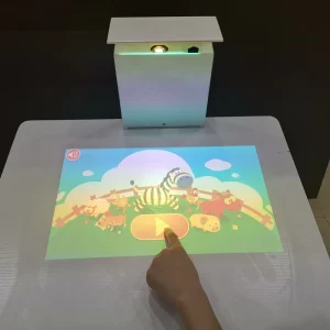 Interactive Projector Touch Table Kiosk with 21-inch Virtual Touch Screen