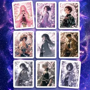Japanese Anime Art Print Collectible Card Mystery Blind Box Table Game Giclee Signboard Posters Room Wall Desktop Decor Gift