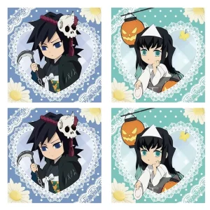Japanese Anime Ceramic Fridge Magnet Mystery Box Embossed Anime Acrylic Artboard Crystal Block Cartoon Merchandise