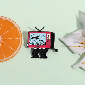Japanese Cartoon Anime Spell Battle Surrounding TV Characters Pin Casting Metal