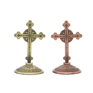Jesus Cross Home Decor Vintage Catholic Metal Christ Jesus Icon Decoration Orthodox Religious Church Utensils Christmas Gift