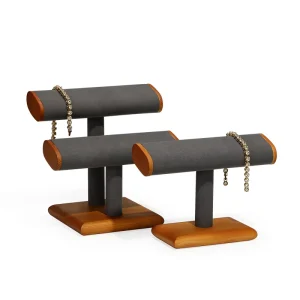 Jewelry Shop Display Rack Custom Watch Display Stand Wooden Jewelry Display Stand