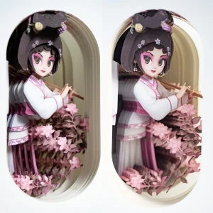 Kids Anime Cartoon Creative Notebook Girls’ Cultural Journal with 3D Sculptural ODM Design with Embossed Gift