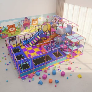 Kids Commercial Indoor Playground Homemade Indoor Playground Equipment with Slide Ball Pool