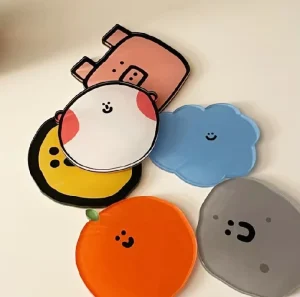 Knock Cute Style Heat Insulating High Temperature Resistant Acrylic Cup Covers