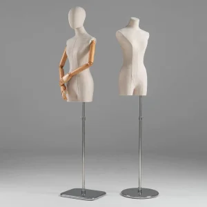 Korean Style Teen Female Half Body Mannequin Garment Dress Form for Women Clothing Shop Window Display Stand