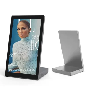 L Shape Vertical LCD Touchscreen Display HD Screen Digital Signage