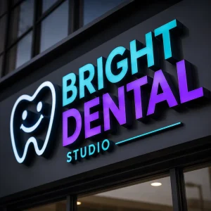 LC Sign Front Lit Channel Letters Custom 3D LED Acrylic Sign Outdoor Illuminated Store Logo Advertising Signage