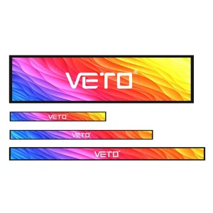LCD 23.1 24 29 35 37 37.8 47.1 Inches Bar LCD Panel TFT Screen Stretched Bar LCD Display Advertising Video Player