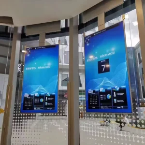 LCD Display 32-75 Inch 2K4K High Brightness Double-sided Shop Window Display For Shopping Malls And Retail Stores Customizable