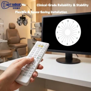 LCD Visual Chart Projector Ophthalmic Eye Examination Equipment with Multi-functional Vision Test Charts and Remote Control