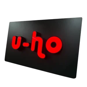 LED 3D Illuminated Letters Sign Custom High end Brand Store Signage