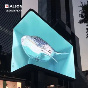 LED 3D Outdoor LED Advertising Screen IP65 Waterproof LED Signage Commercial LED Display For Urban Landmark Events