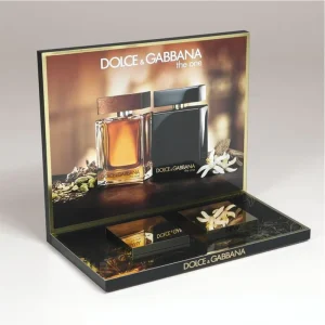 LED Acrylic Perfume Display Stand with Countertop Design
