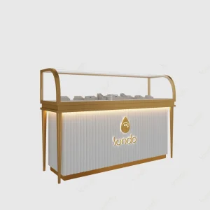 LED Eco-Friendly Heavy Duty Jewelry Display Cabinet with Glass Showcase Retail Furniture for Boutique