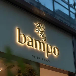 LED Three Dimensional Lighted Letters ABS Custom Commercial Storefront Signage Store Image Wall Lighted Sign