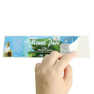 Label Maker Custom Printed Labels Embossed Sticker for Water Bottle