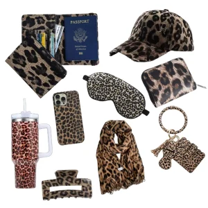 Lady Sexy Leopard Design Luxury Gifts Set for Women Birthday Bestie Mother’s Day Wedding Valentine’s Day Christmas Gift Set