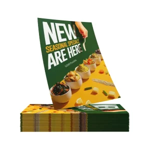 Laminated Paper Flyers Full Color Custom Printing Promotional Leaflets